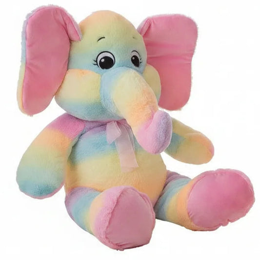 Peluche elefante multicolor suave