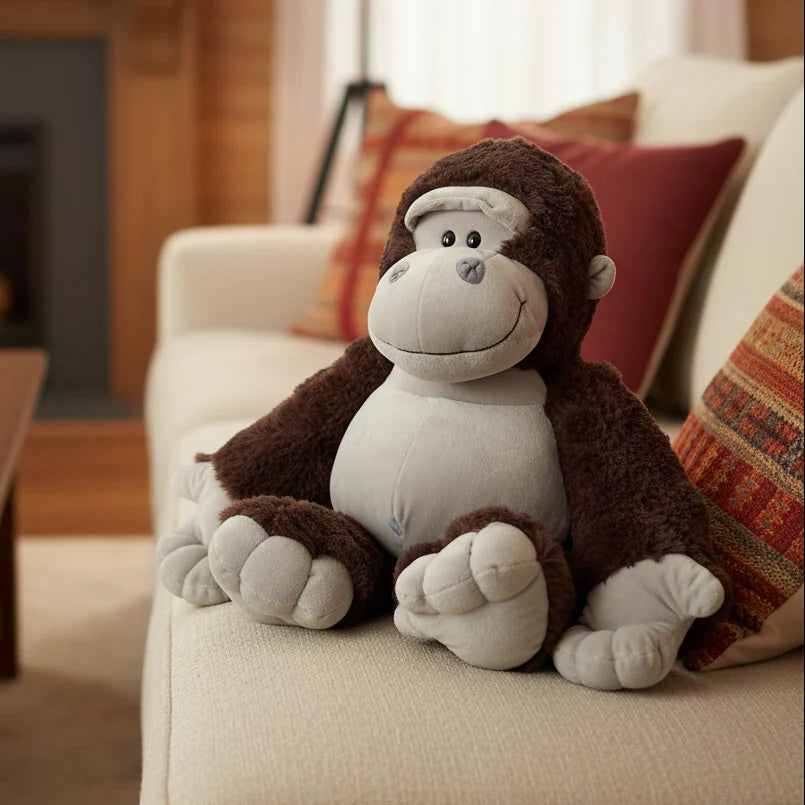 Peluche gorila decorativo para habitación infantil