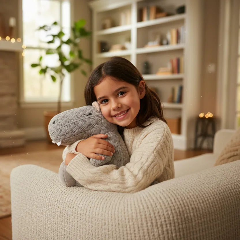 Peluche hipopótamo para niños