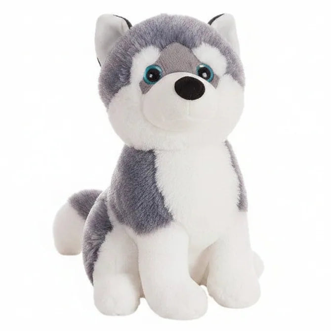 Peluche husky brillante suave