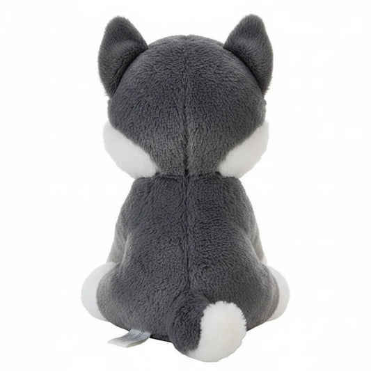 Peluche husky con corazón