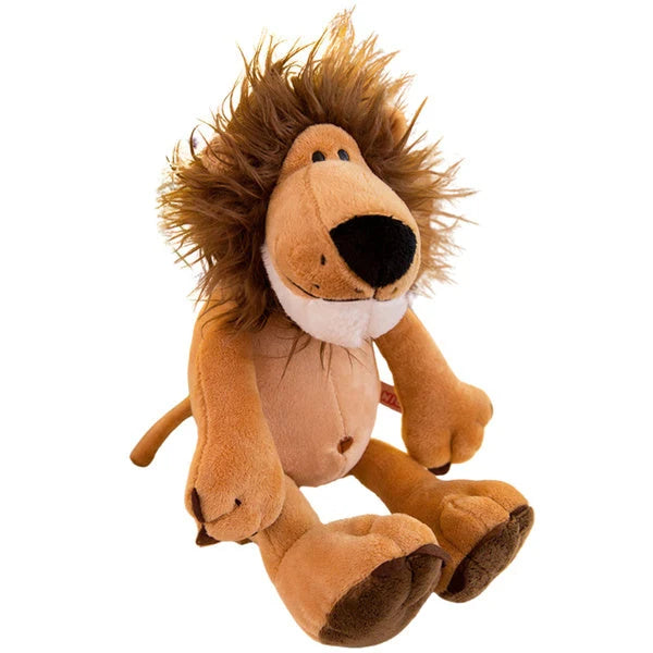 Peluche león sentado suave