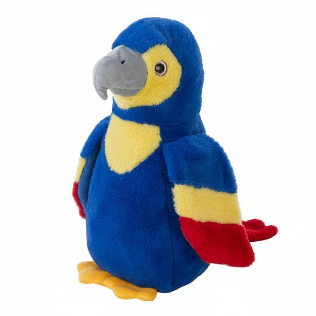 peluche loro azul