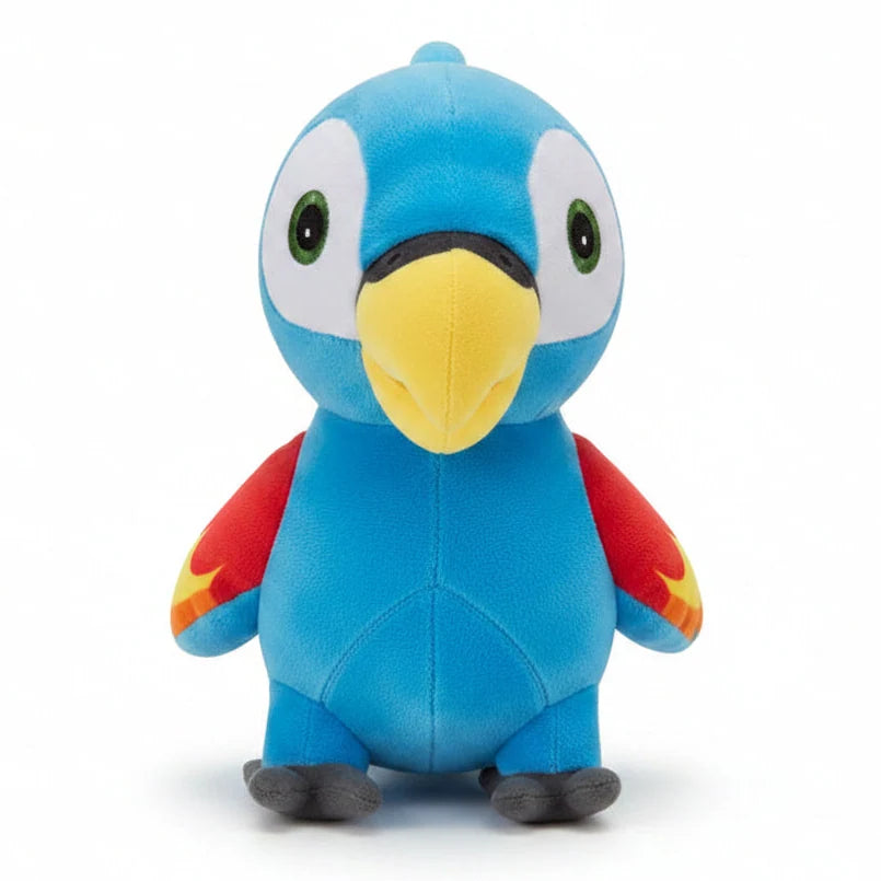Peluche loro multicolor suave