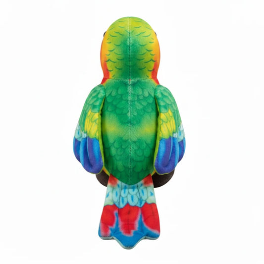 Peluche loro rojo para niños