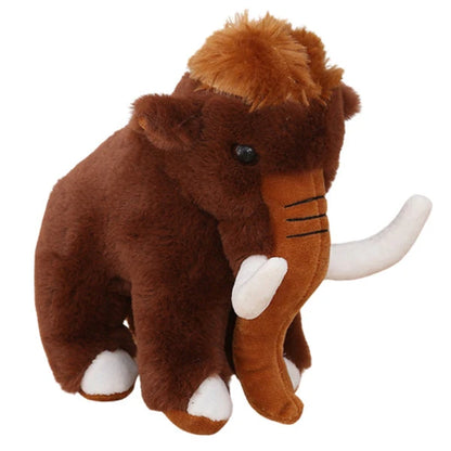 Peluche mamut marrón de textura suave