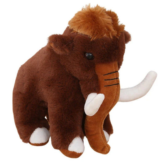 Peluche mamut marrón de textura suave