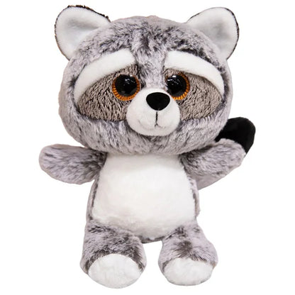 Peluche mapache pequeño suave