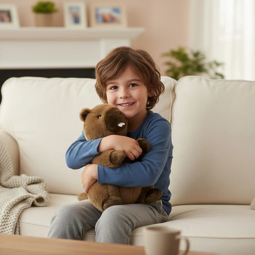 Peluche marmota para niños