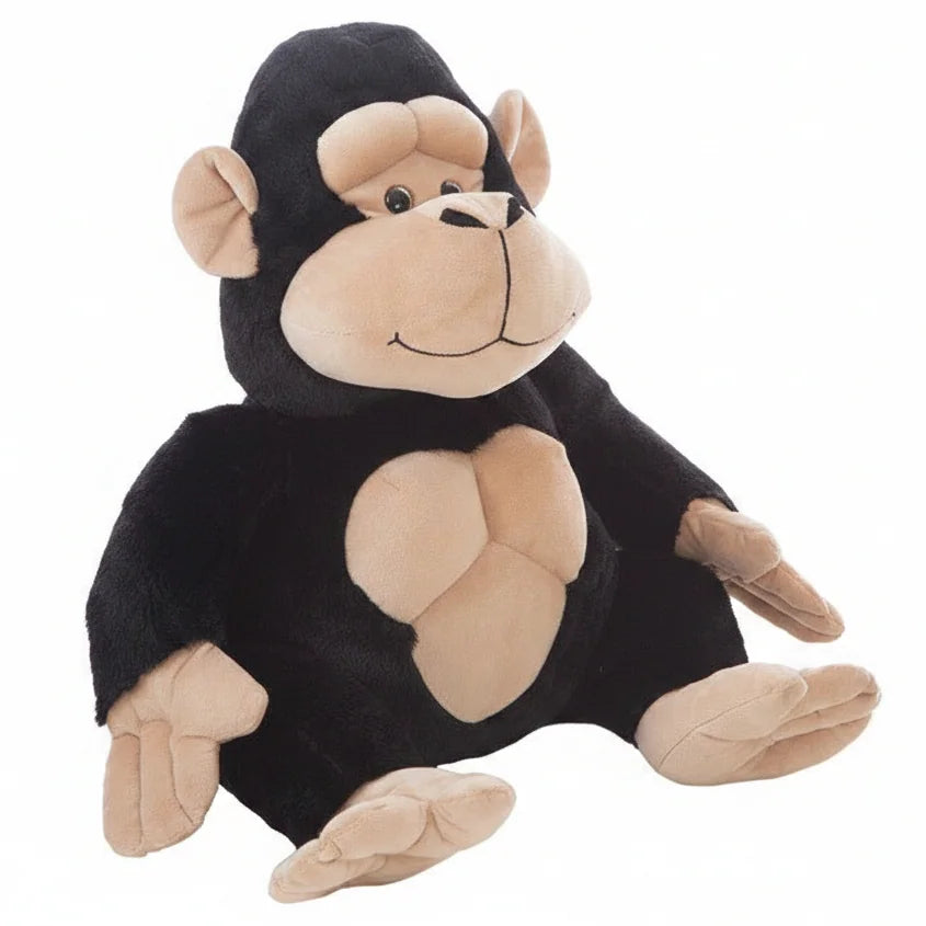 Peluche mono gorila negro