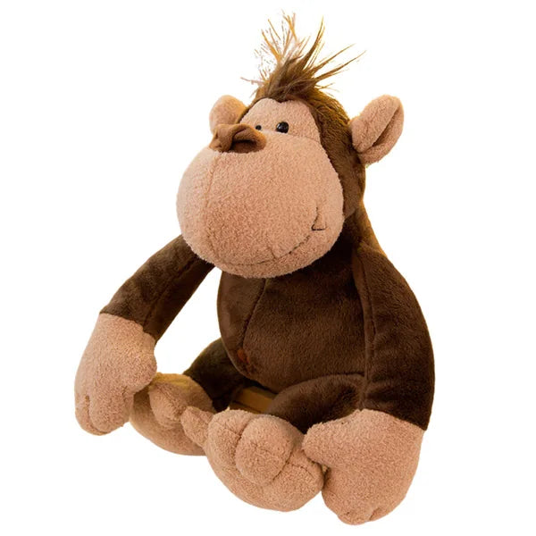 Peluche mono marrón sentado