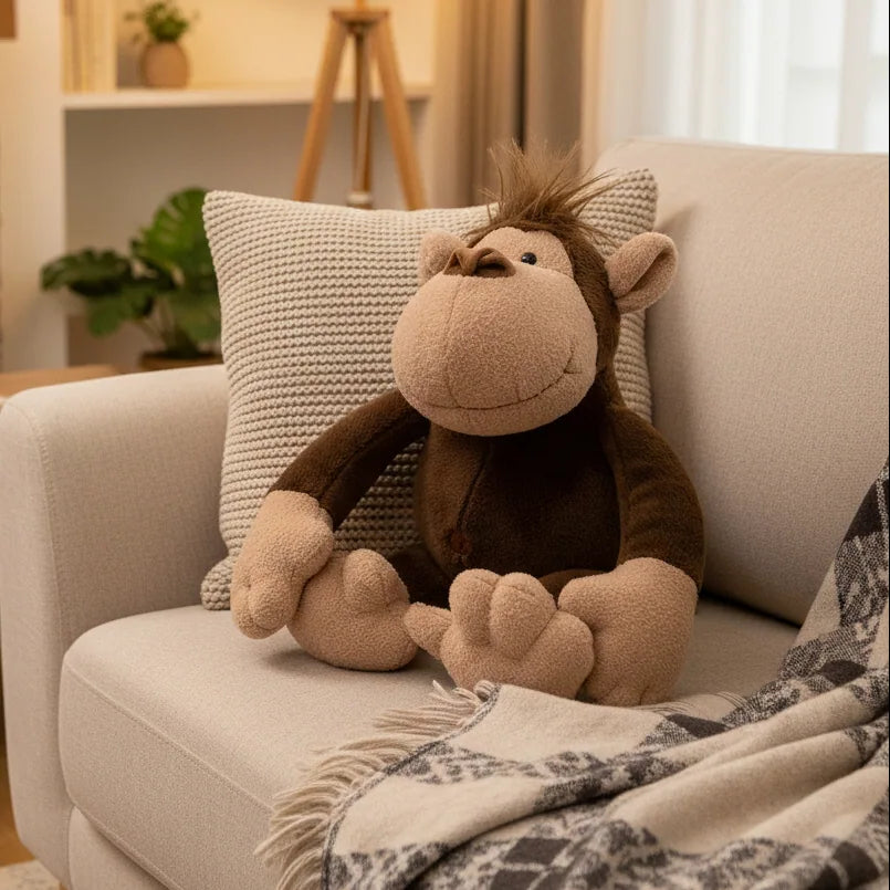Peluche mono de la selva para regalar