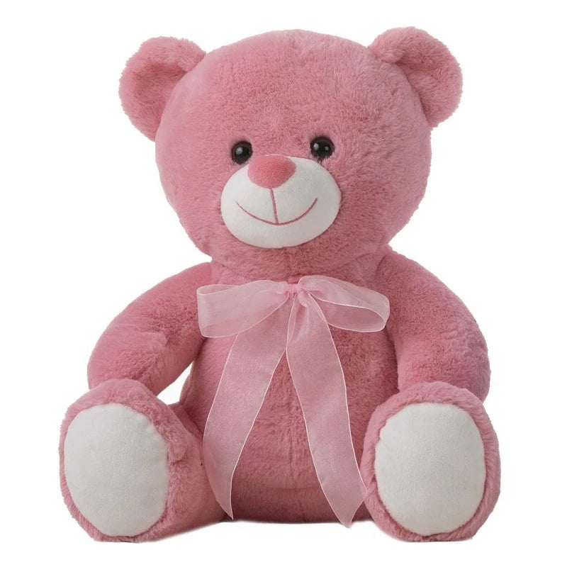 Peluche osito rosa clásico