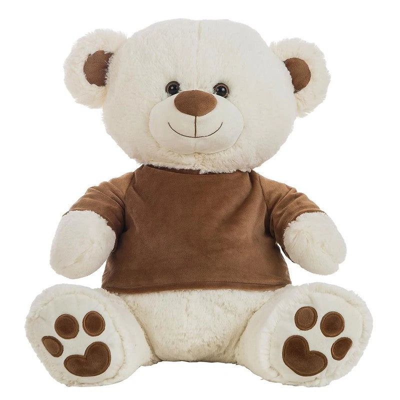 Peluche oso blanco con camiseta