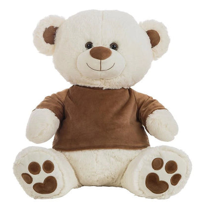 Peluche oso blanco con camiseta