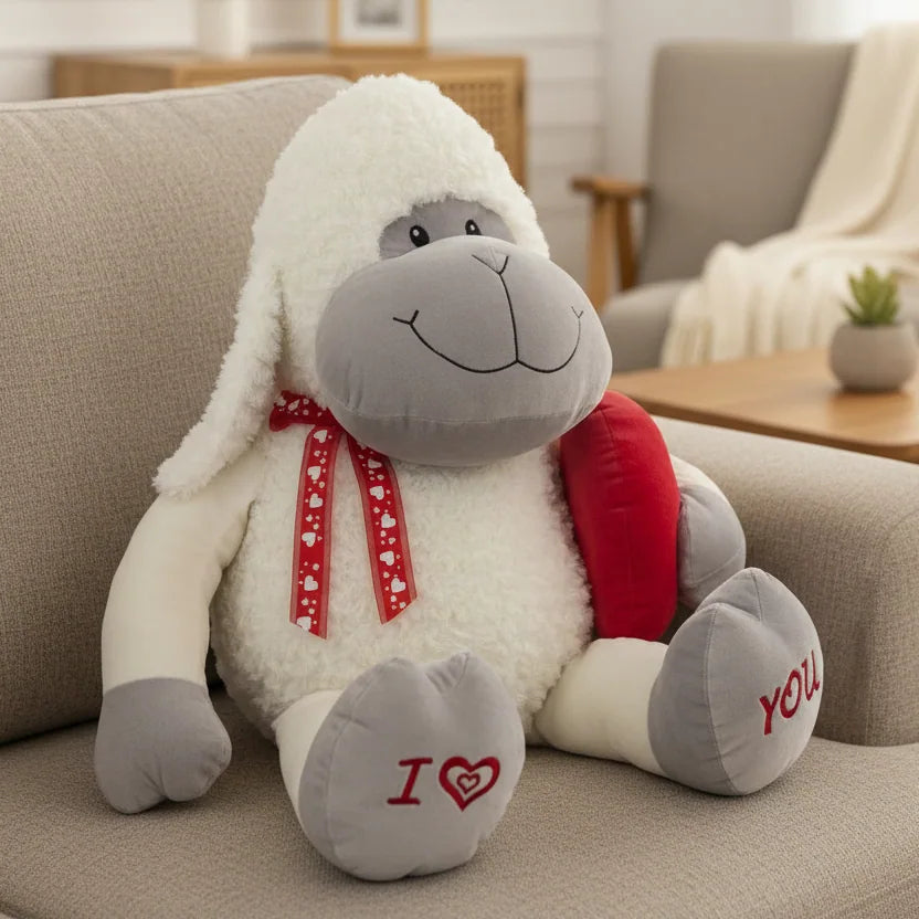 Peluche ovejita romántica para regalar