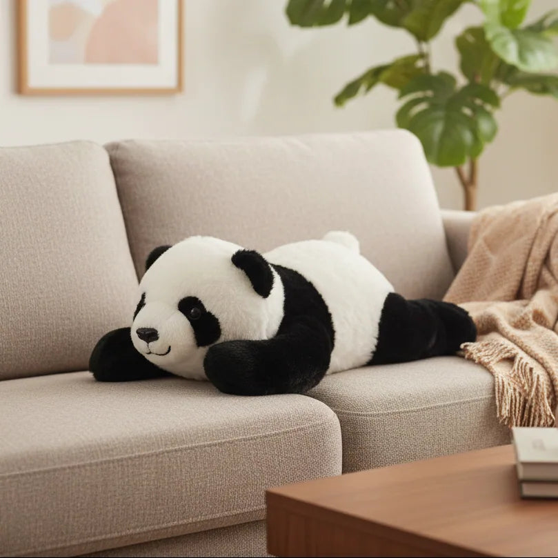 Peluche panda blanco y negro para regalar