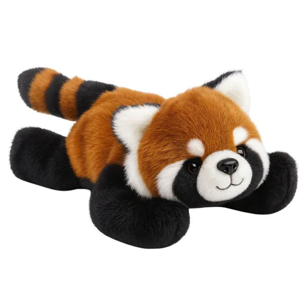 Peluche panda rojo suave