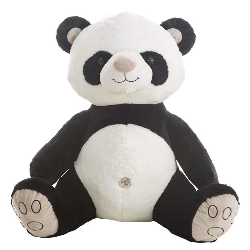 Peluche panda sentado suave