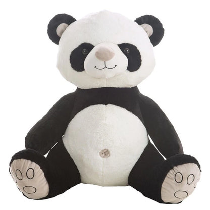 Peluche panda sentado suave