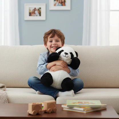 Peluche panda tumbado para habitación infantil