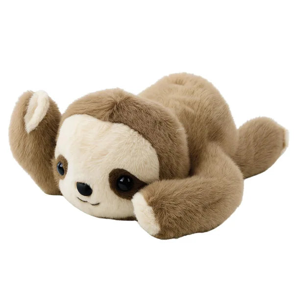 Peluche perezoso tumbado suave