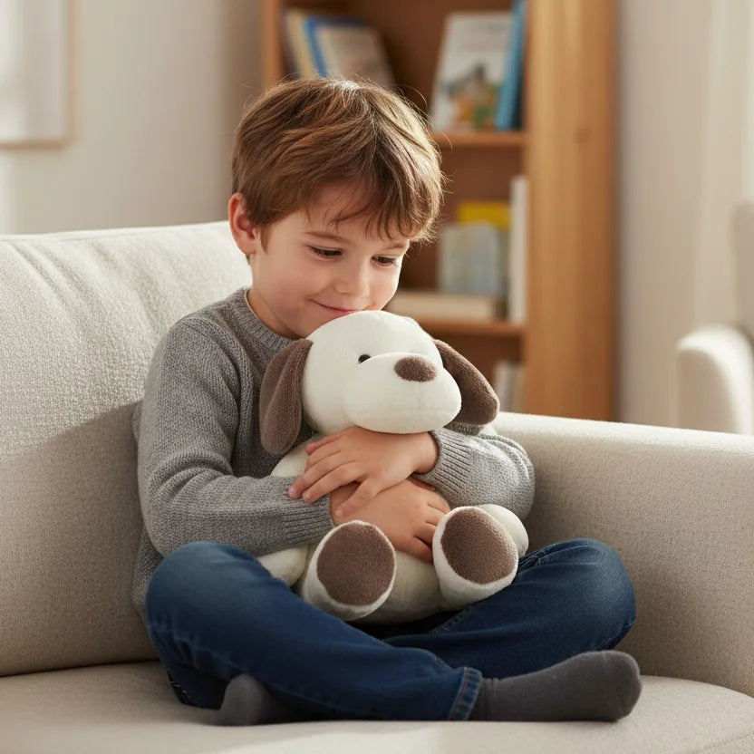 Peluche perrito para habitación infantil