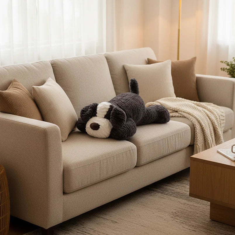 Peluche perrito tumbado para regalar
