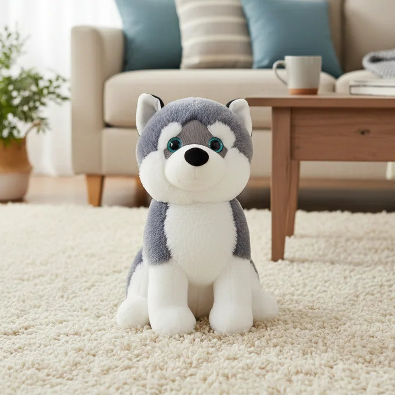 Peluche perro husky para regalar