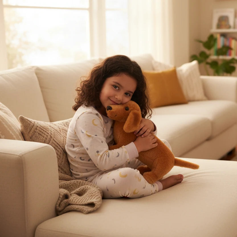 peluche perro salchicha