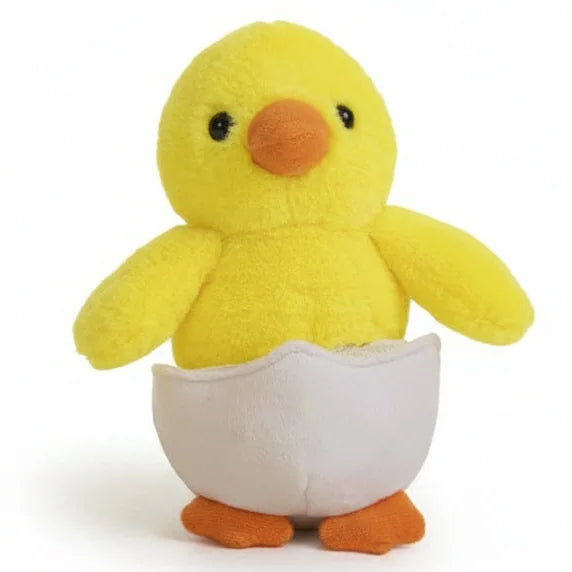 Peluche pollito amarillo suave