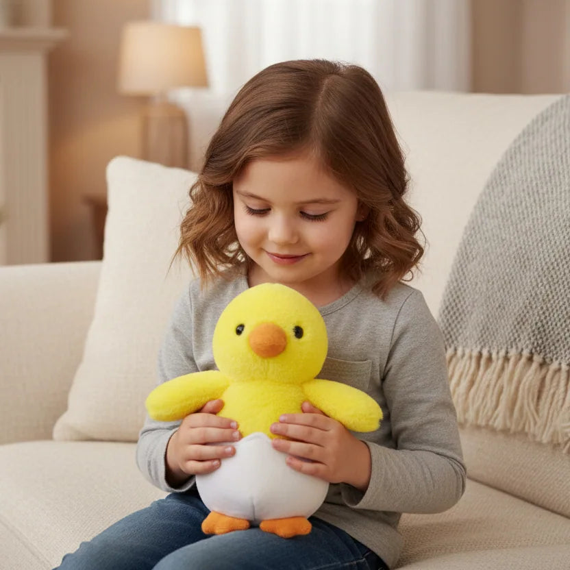 Peluche pollito para habitación infantil