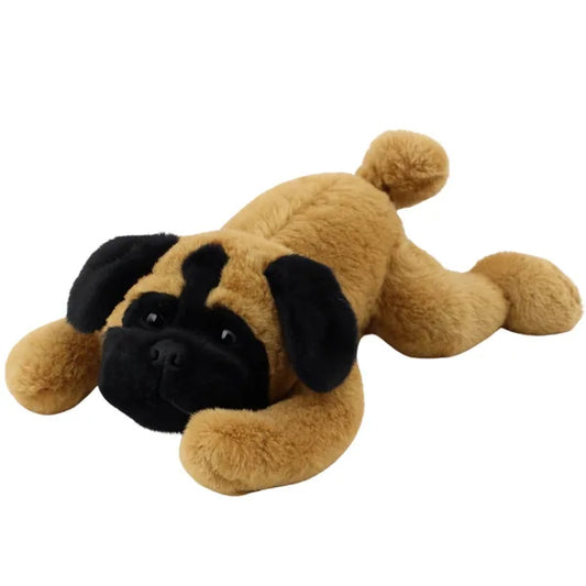 Peluche pug tumbado suave
