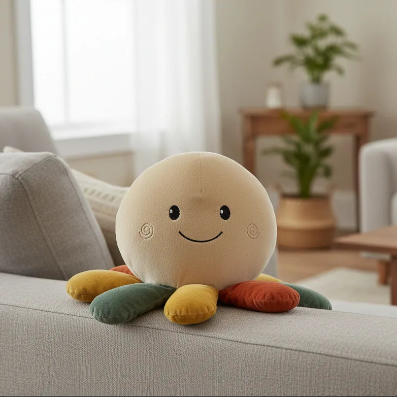 Peluche Pulpo Colorido – 30cm