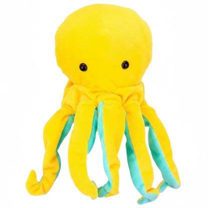 Peluche pulpo amarillo suave