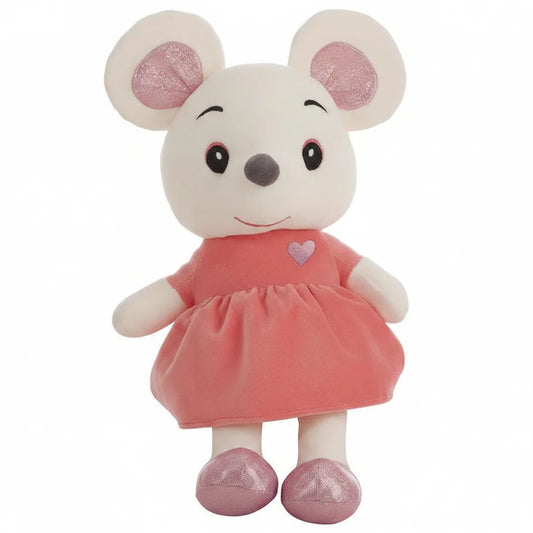 Peluche rata rosa suave