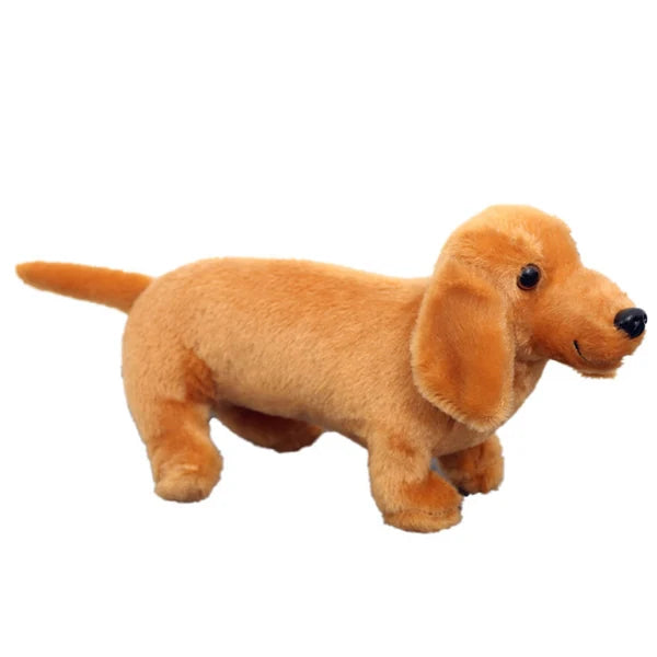 peluche salchicha perro