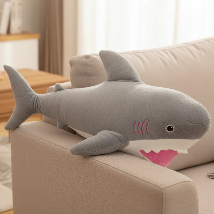 Peluche tiburón para habitación infantil