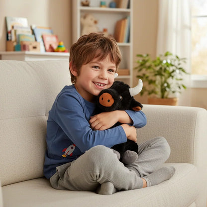 Peluche toro suave para niños