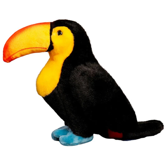 Peluche tucán oscuro suave
