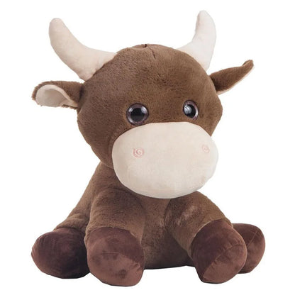 Peluche vaca con cuernos