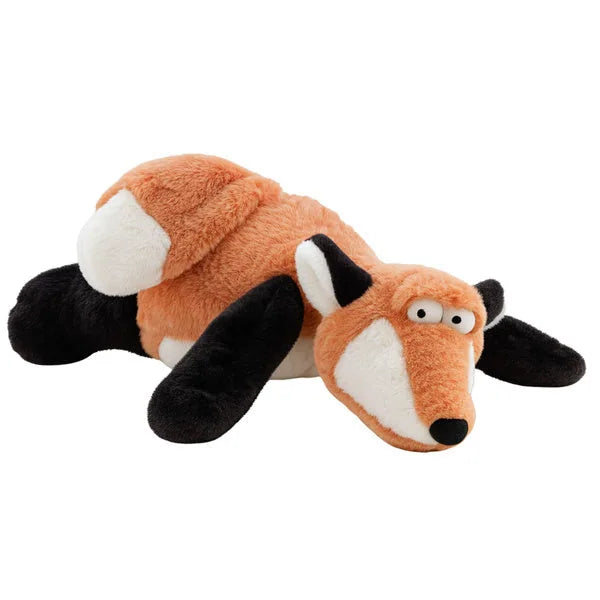 Peluche zorro con cola blanca