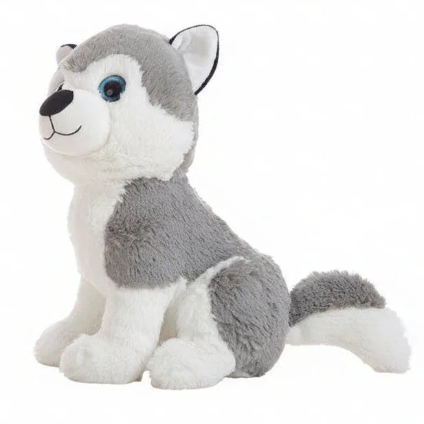 Perro husky de peluche