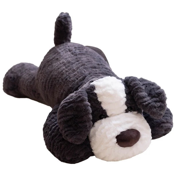 Perro negro de peluche para niños