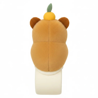 Pulsera de peluche capibara ganso