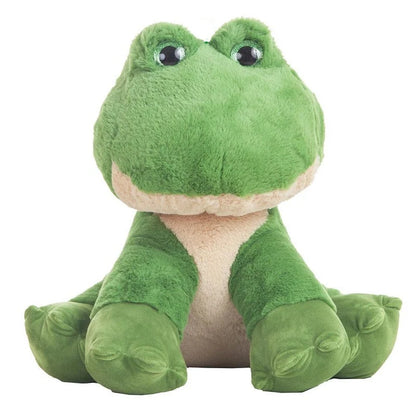 Rana verde de peluche kawaii