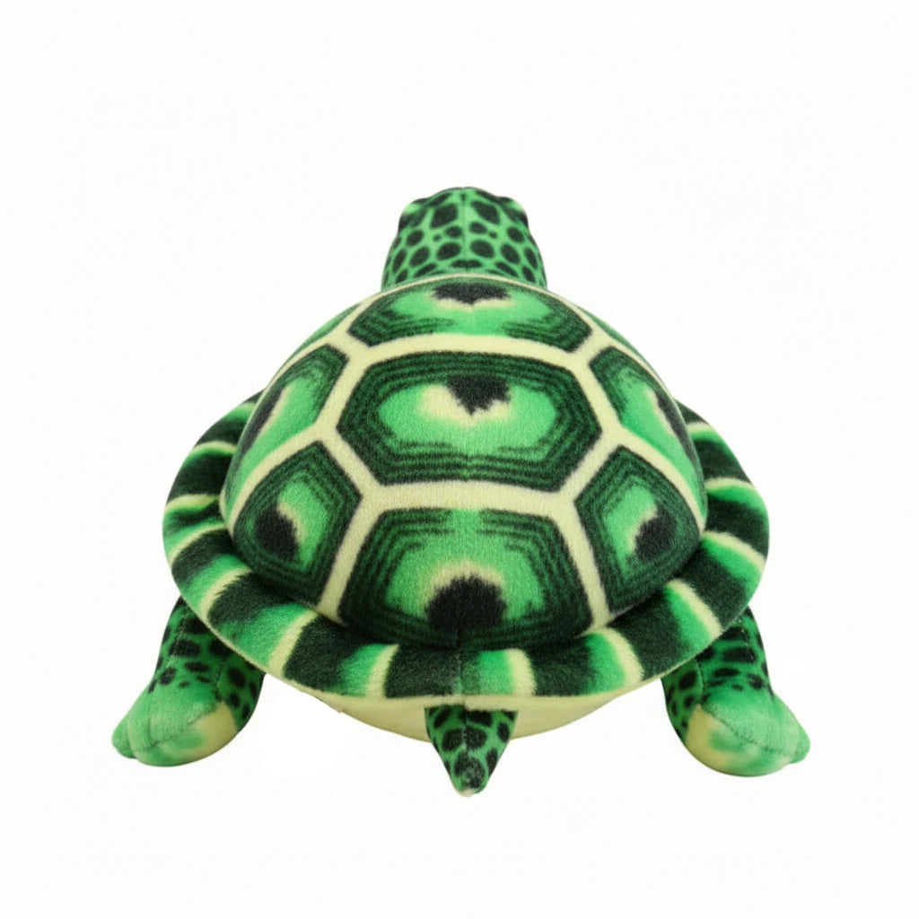 Tortuga verde de peluche para niños