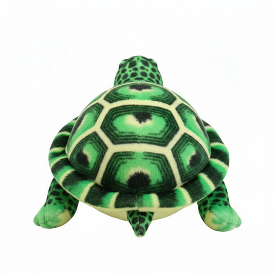 Tortuga verde de peluche para niños