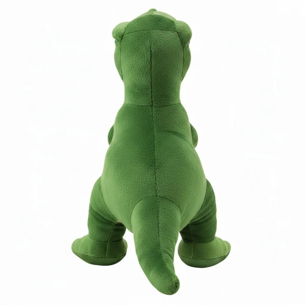 Trex verde de peluche para niños