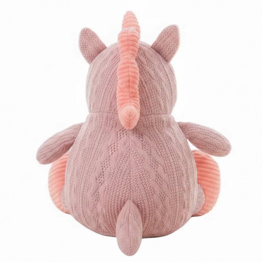 Unicornio de peluche rosa para niños
